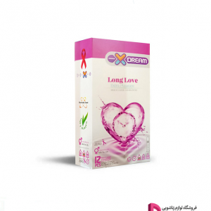 کاندوم لذت طولانی ایکس دریم مدل Long Love بسته 12 عددی